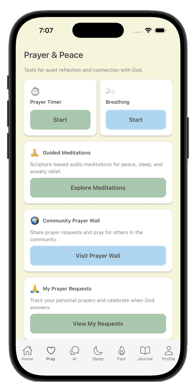 Prayer & Meditation